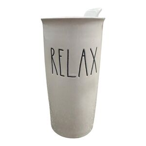 Rae Dunn Relax Travel Mug